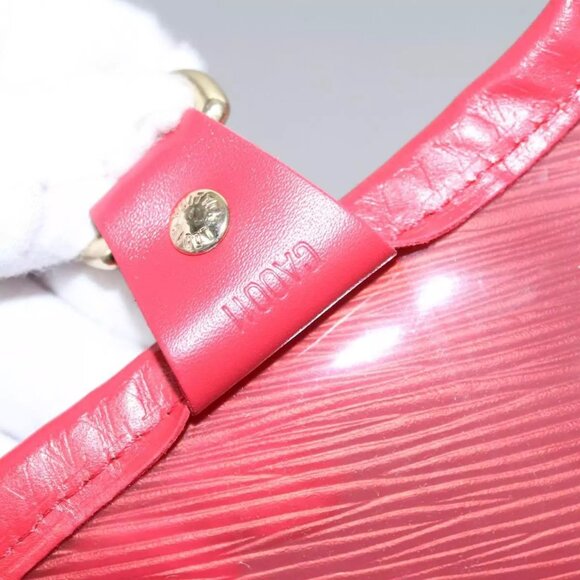 LOUIS VUITTON Epi Plage Via Hand Bag Vinyl Red Grenadine M92152 LV Auth bs20812 - Picture 6 of 15